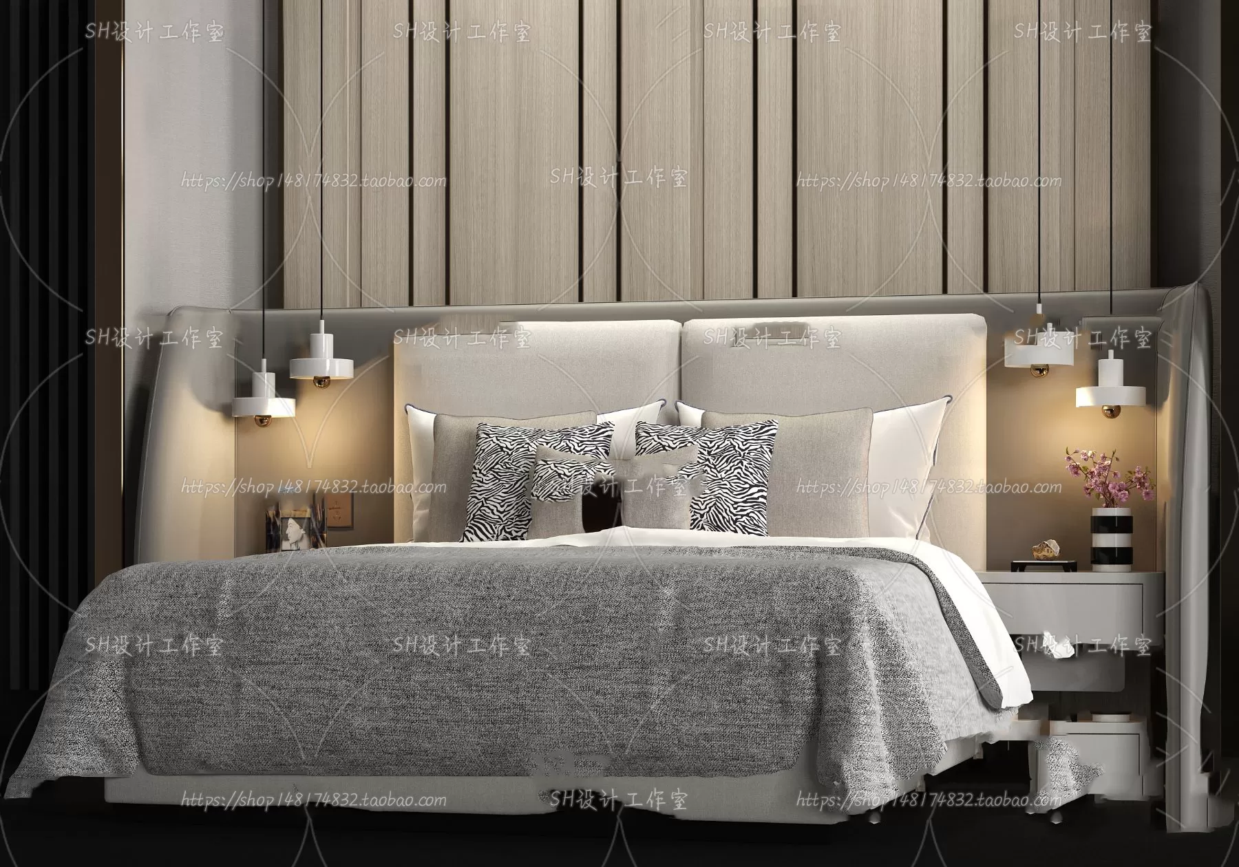 3DSKYFREE – BED 3DS MAX MODELS