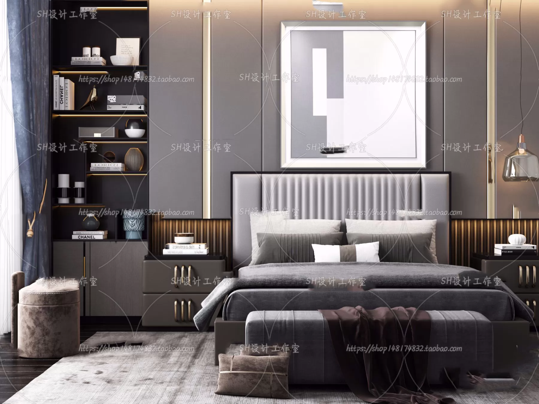 3DSKYFREE – BED 3DS MAX MODELS