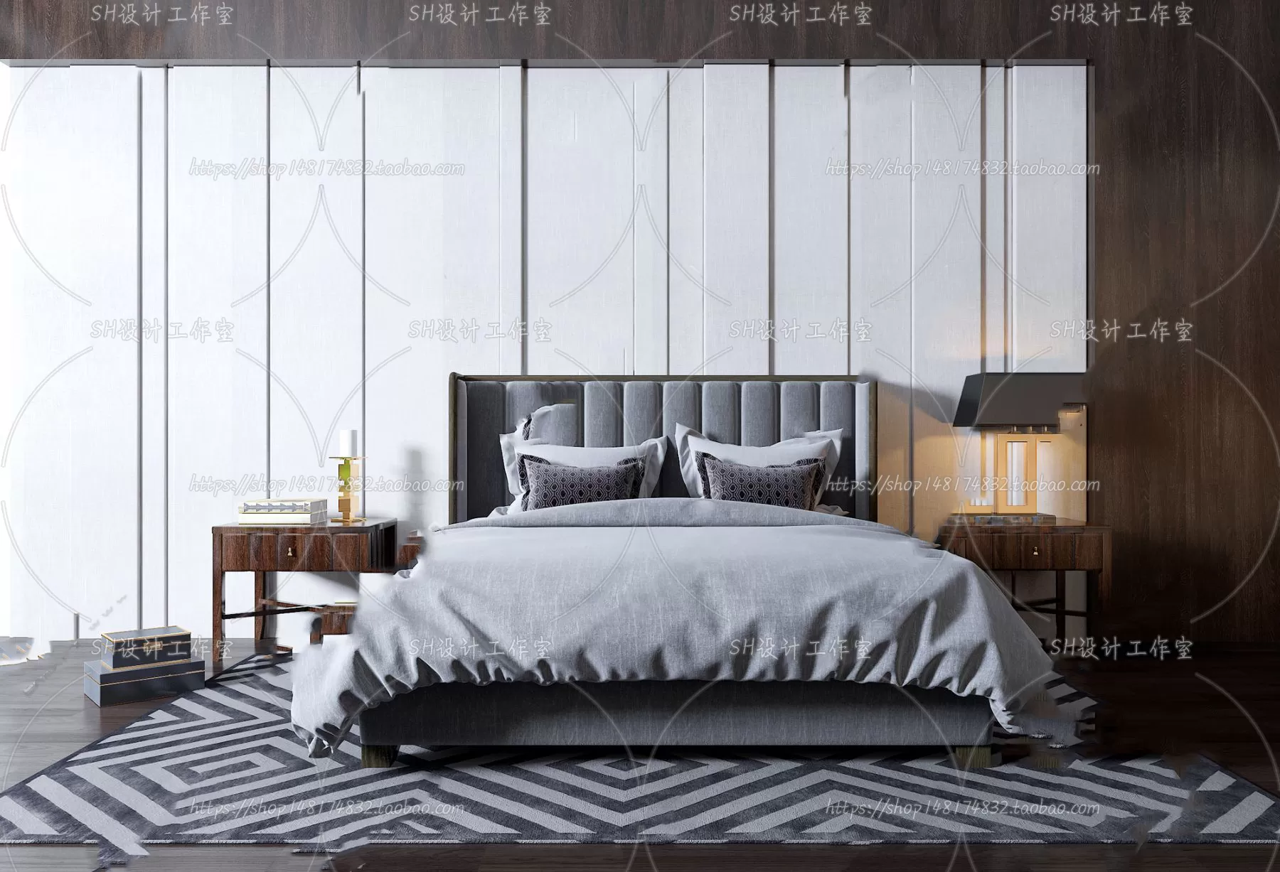 3DSKYFREE – BED 3DS MAX MODELS