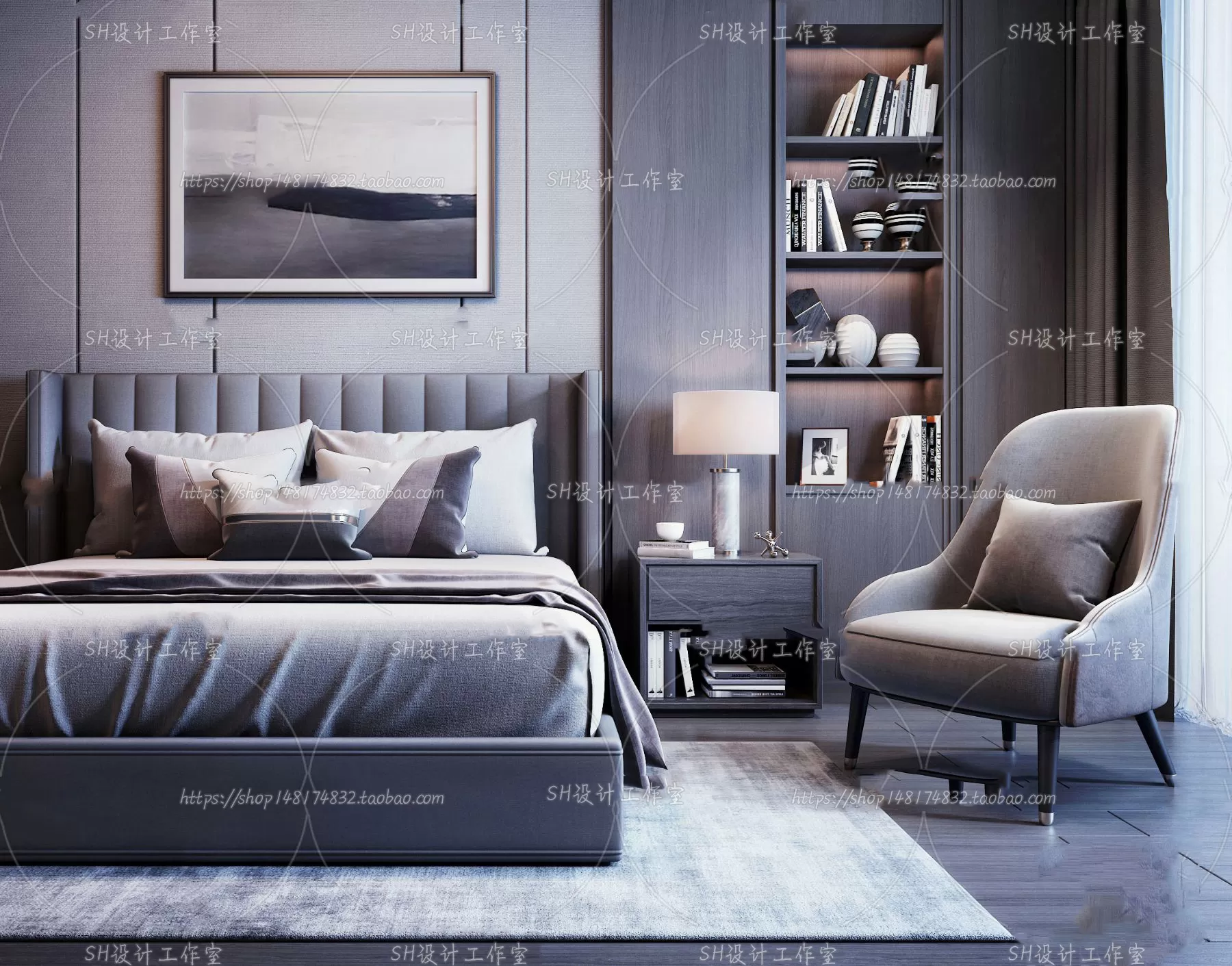 3DSKYFREE – BED 3DS MAX MODELS