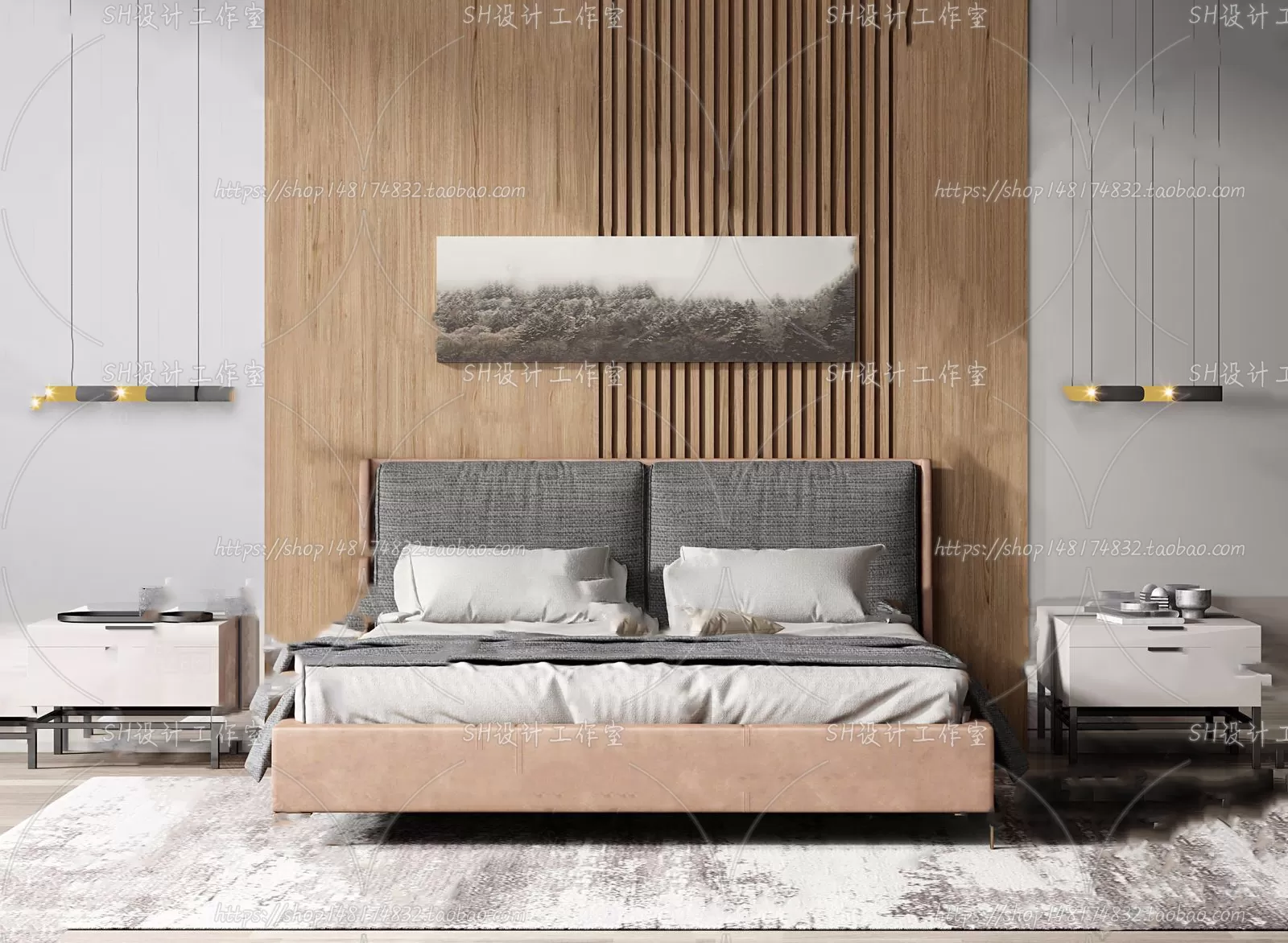 3DSKYFREE – BED 3DS MAX MODELS