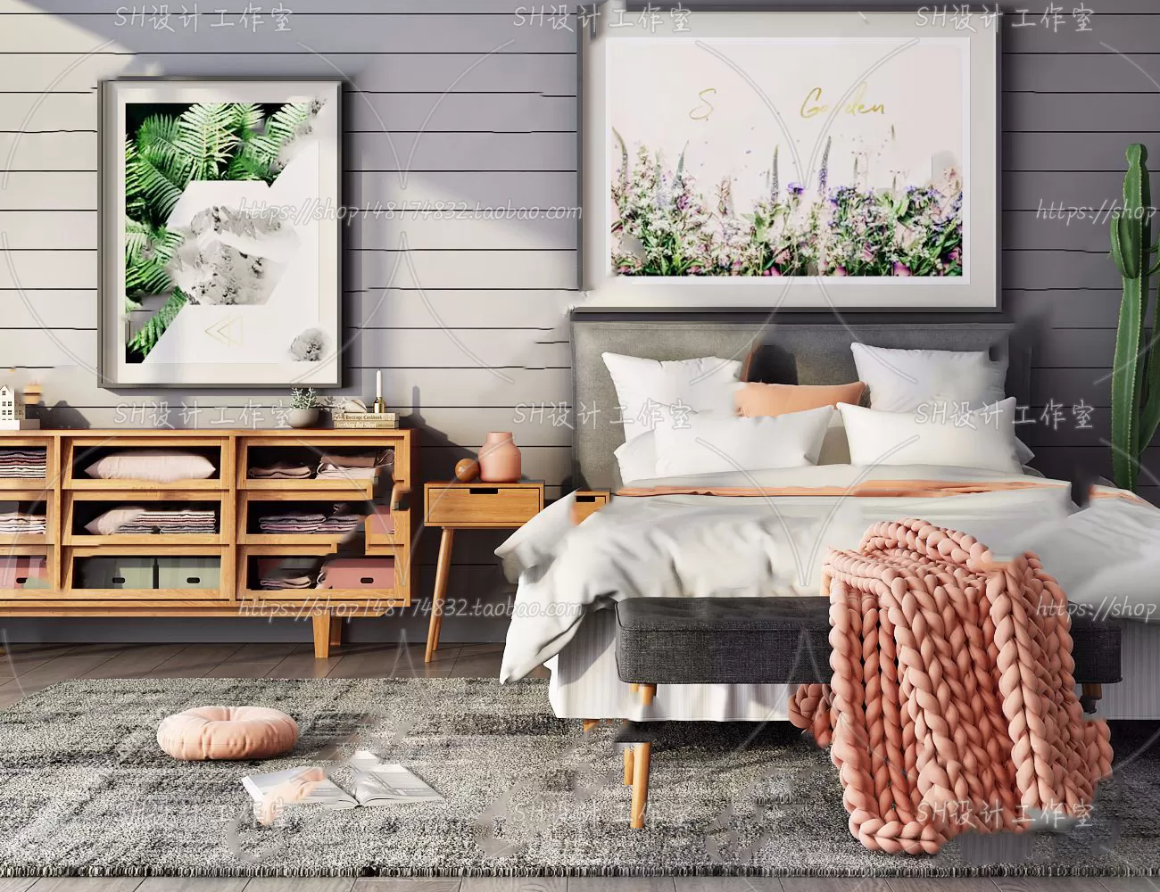 3DSKYFREE – BED 3DS MAX MODELS