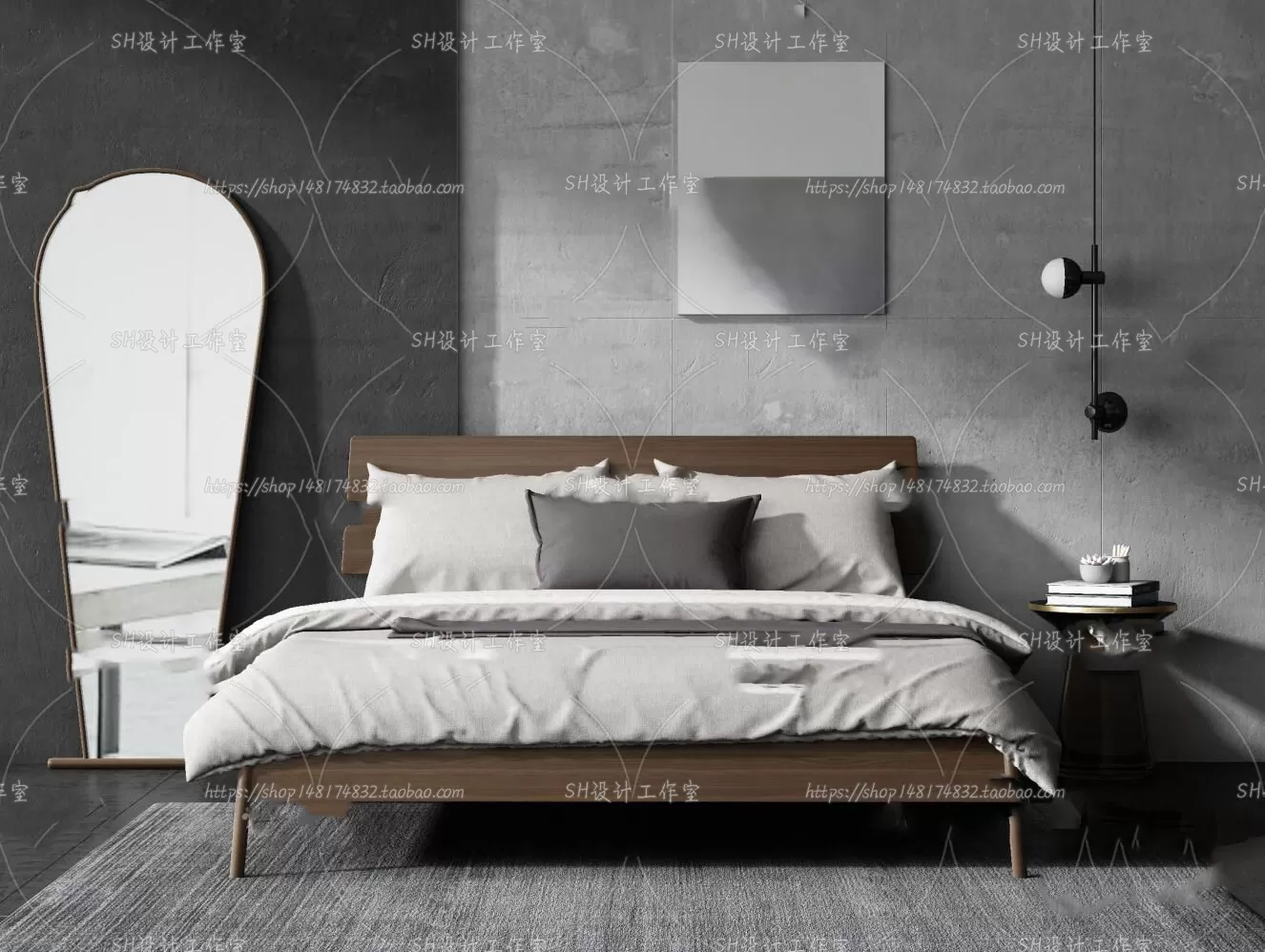 3DSKYFREE – BED 3DS MAX MODELS