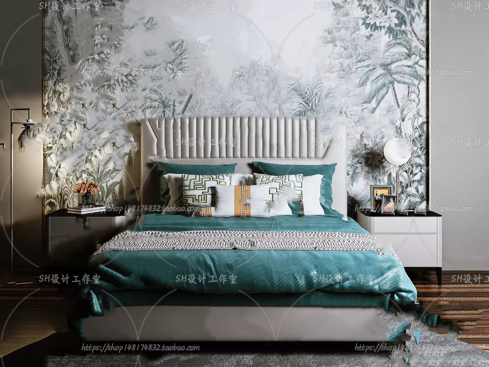 3DSKYFREE – BED 3DS MAX MODELS