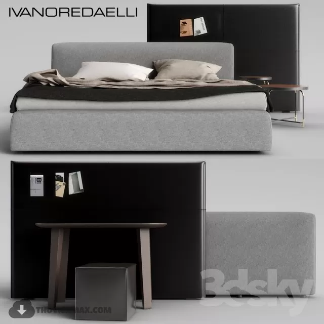 3DSKYFREE – BED 3DS MAX MODELS