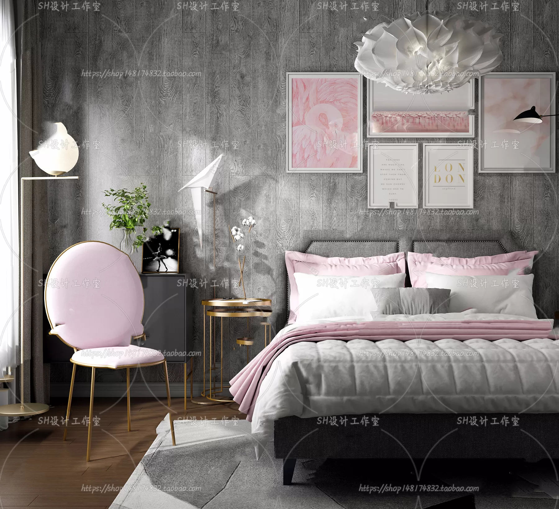 3DSKYFREE – BED 3DS MAX MODELS