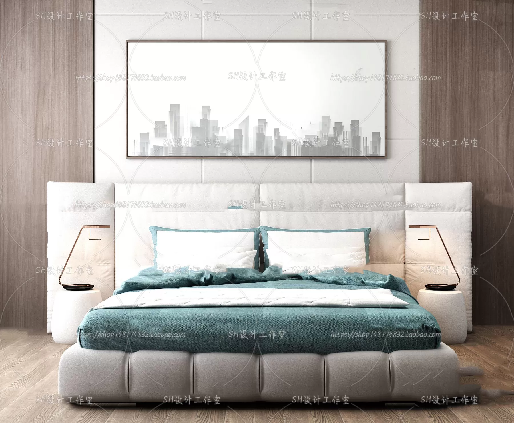 3DSKYFREE – BED 3DS MAX MODELS
