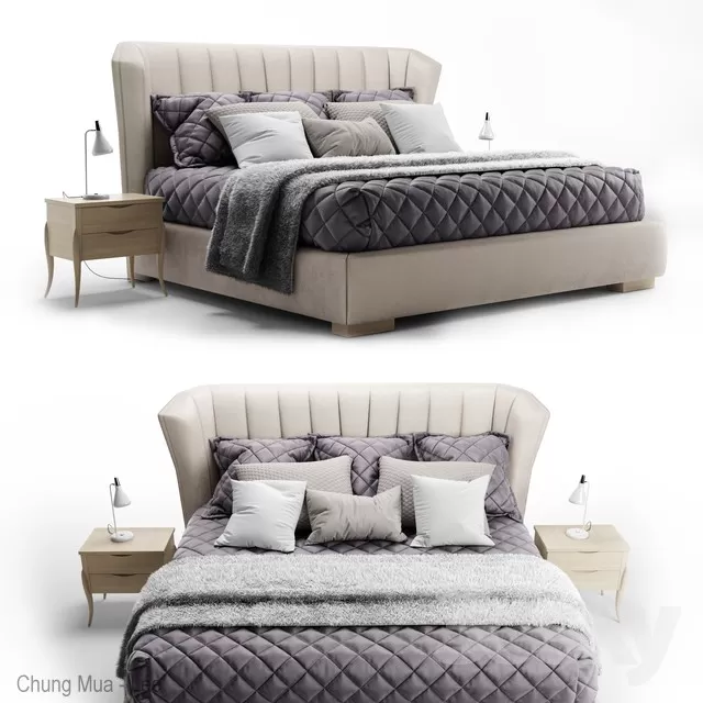 3DSKYFREE – BED 3DS MAX MODELS