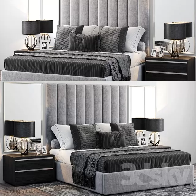 3DSKYFREE – BED 3DS MAX MODELS