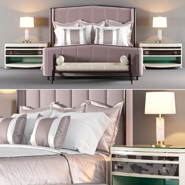 3DSKYFREE – BED 3DS MAX MODELS