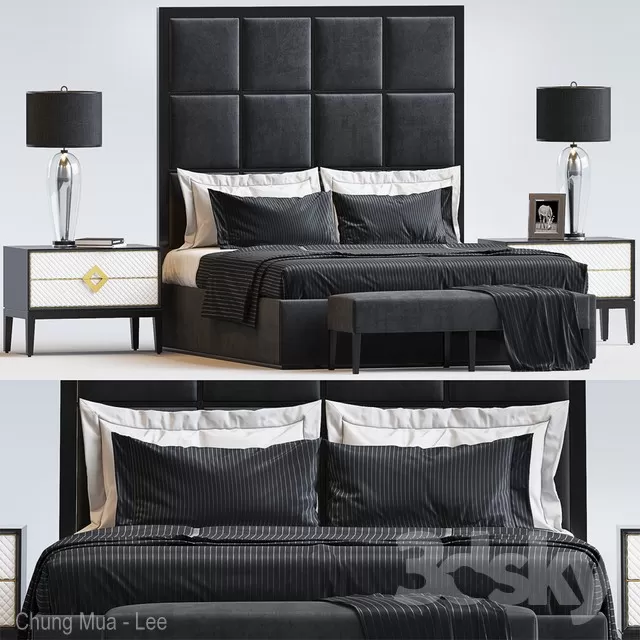 3DSKYFREE – BED 3DS MAX MODELS