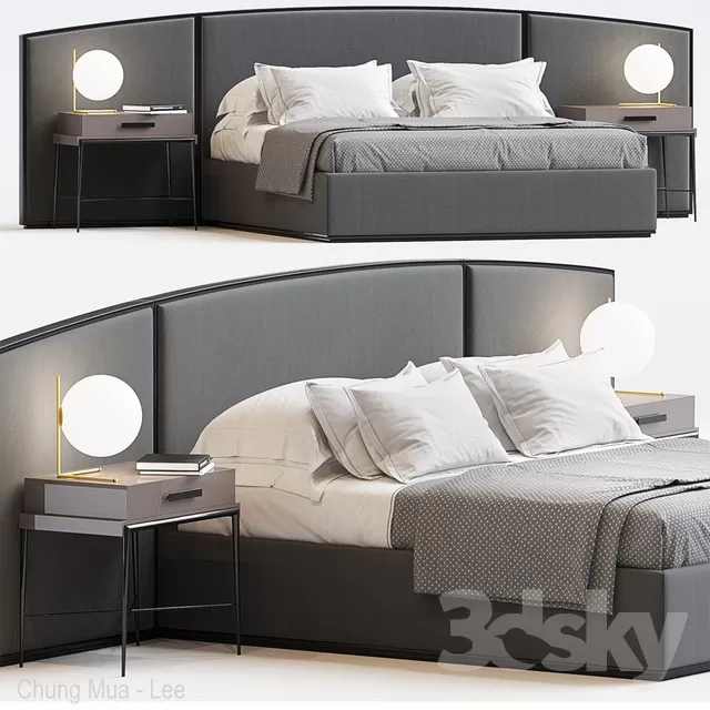 3DSKYFREE – BED 3DS MAX MODELS