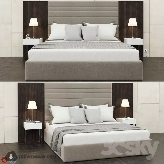 3DSKYFREE – BED 3DS MAX MODELS