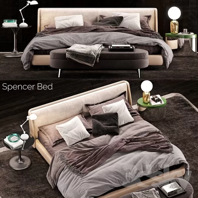 3DSKYFREE – BED 3DS MAX MODELS