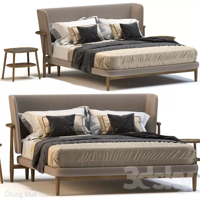 3DSKYFREE – BED 3DS MAX MODELS