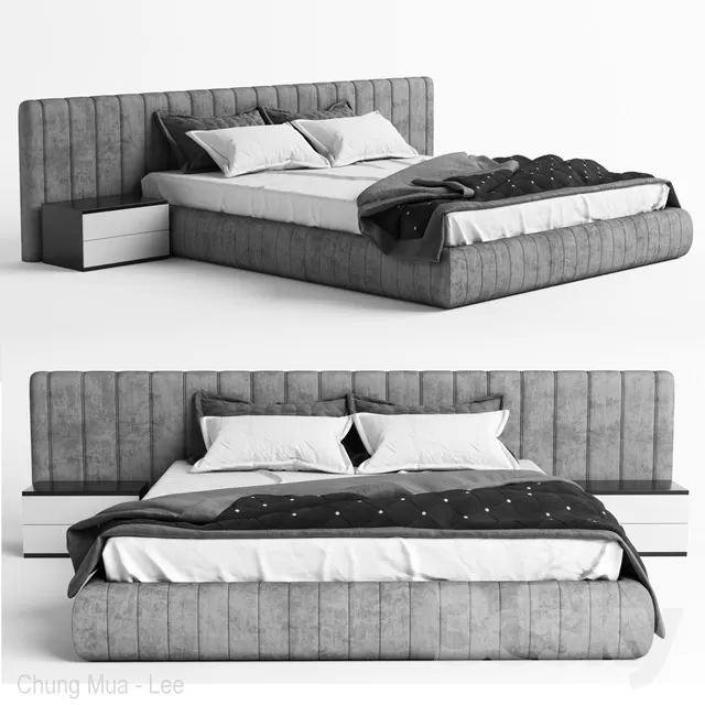 3DSKYFREE – BED 3DS MAX MODELS