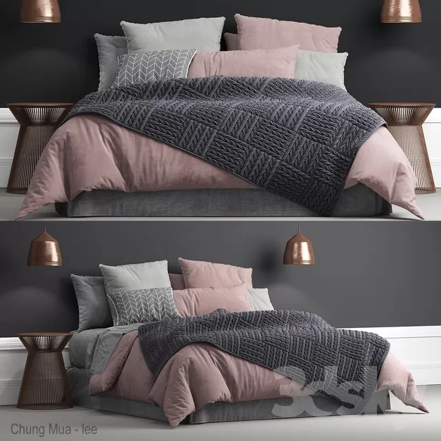 3DSKYFREE – BED 3DS MAX MODELS
