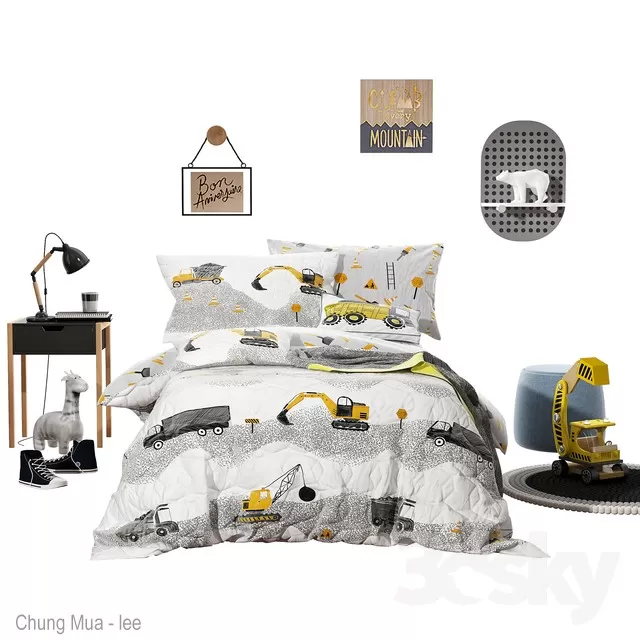 3DSKYFREE – BED 3DS MAX MODELS