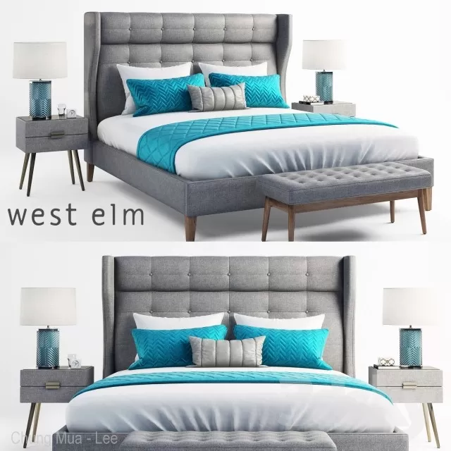 3DSKYFREE – BED 3DS MAX MODELS