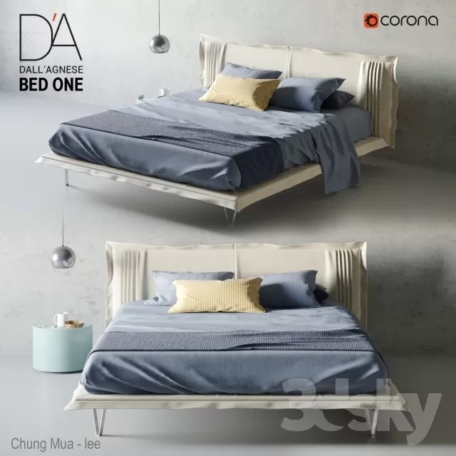 3DSKYFREE – BED 3DS MAX MODELS