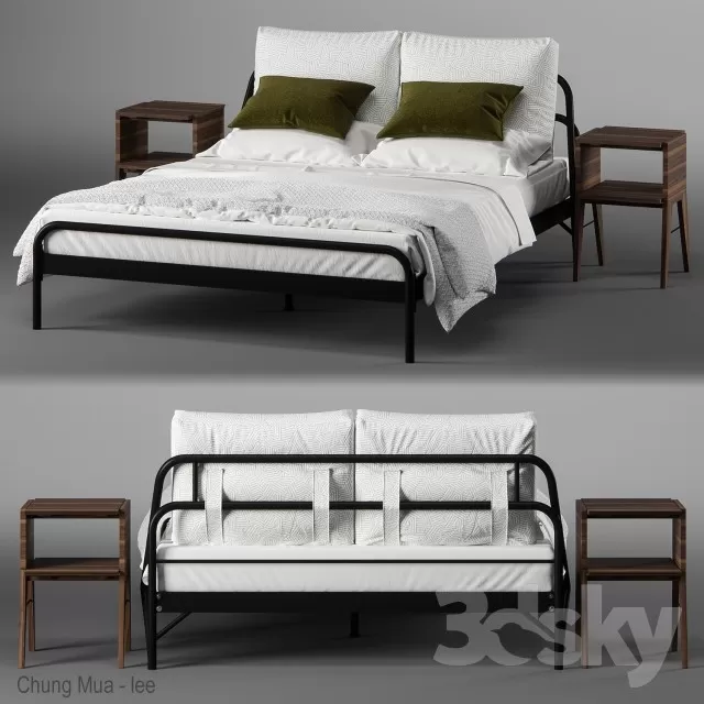3DSKYFREE – BED 3DS MAX MODELS