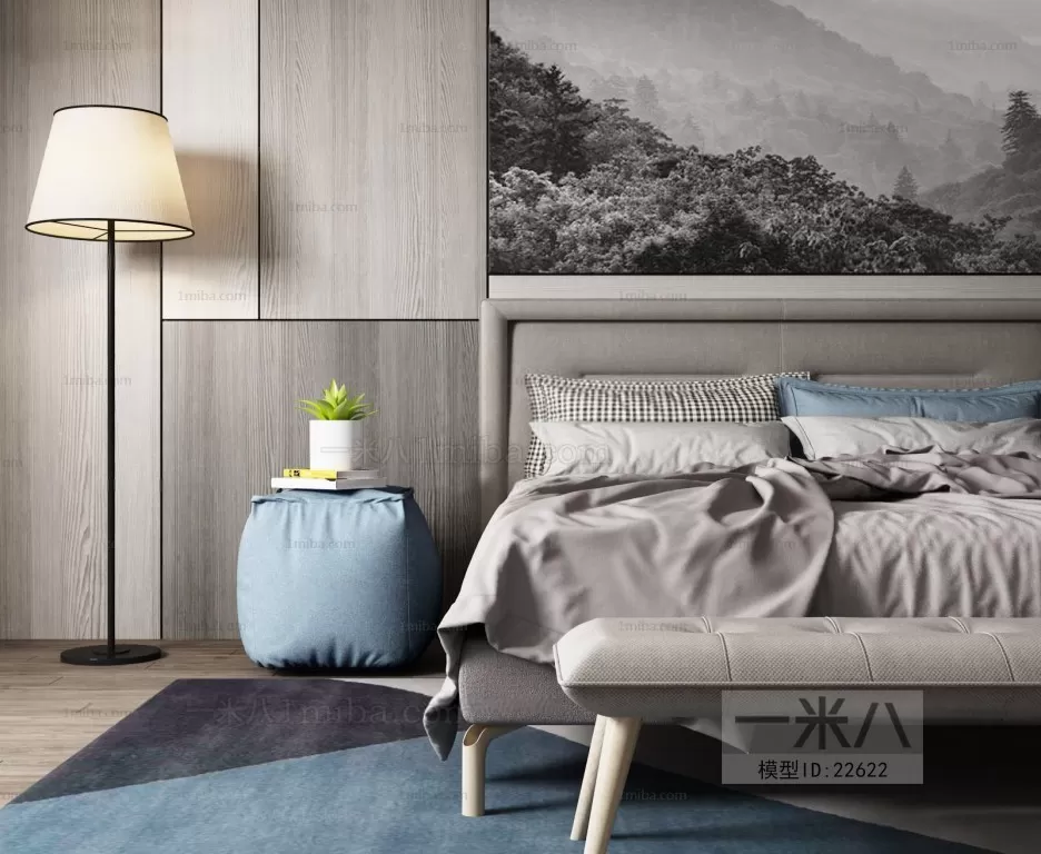 3DSKYFREE – BED 3DS MAX MODELS