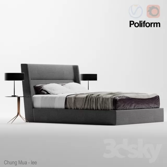 3DSKYFREE – BED 3DS MAX MODELS