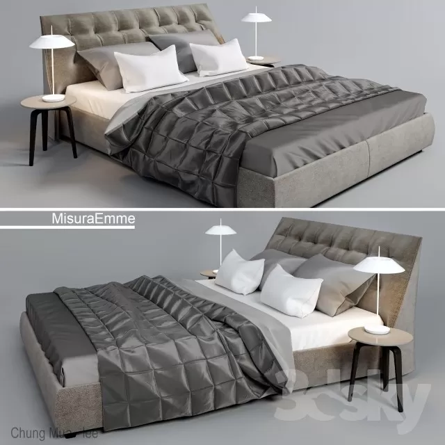 3DSKYFREE – BED 3DS MAX MODELS