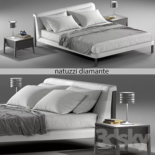 3DSKYFREE – BED 3DS MAX MODELS