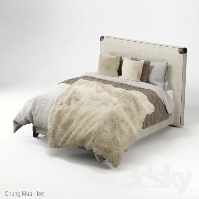 3DSKYFREE – BED 3DS MAX MODELS