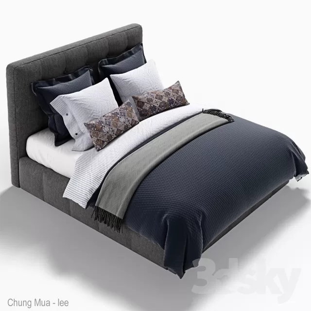 3DSKYFREE – BED 3DS MAX MODELS