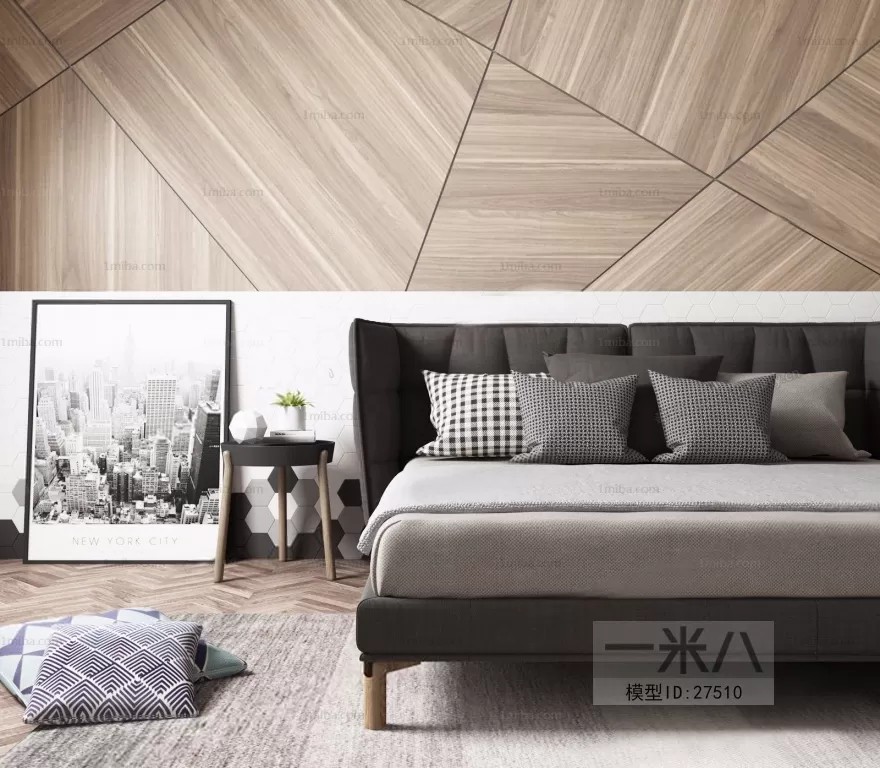 3DSKYFREE – BED 3DS MAX MODELS