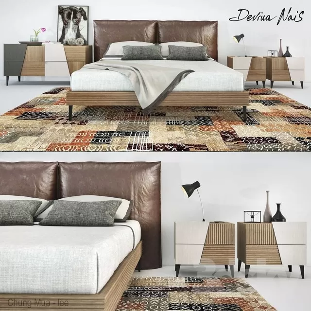 DECOR HELPER – BED 3D MODELS – 443