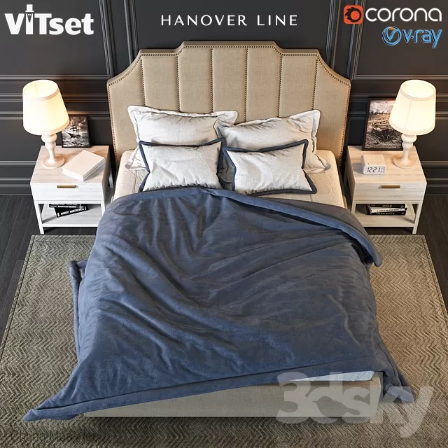 3DSKYFREE – BED 3DS MAX MODELS