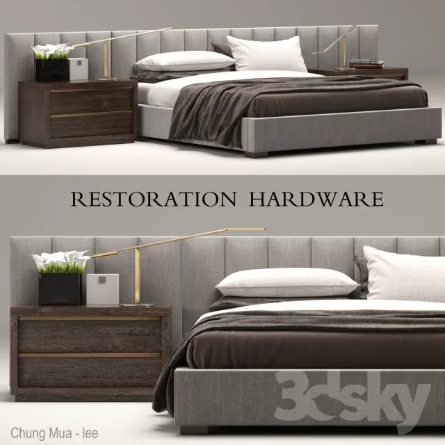 3DSKYFREE – BED 3DS MAX MODELS