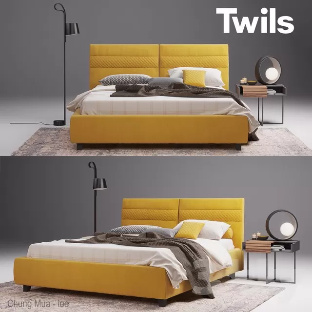 3DSKYFREE – BED 3DS MAX MODELS