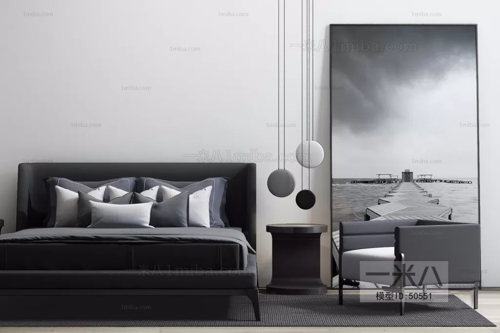 3DSKYFREE – BED 3DS MAX MODELS