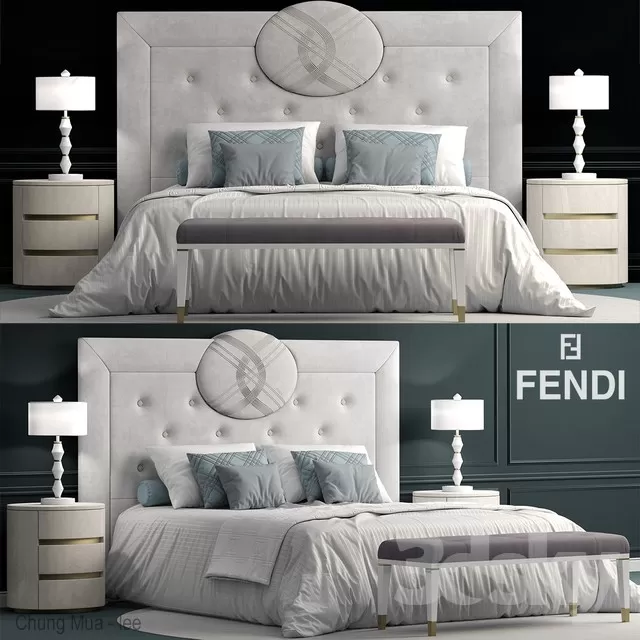 3DSKYFREE – BED 3DS MAX MODELS