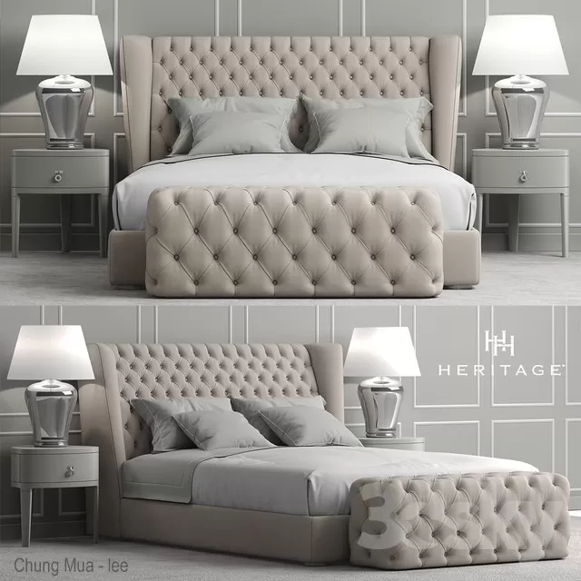 3DSKYFREE – BED 3DS MAX MODELS