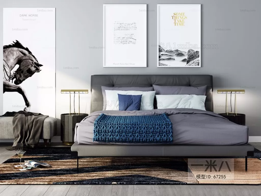 3DSKYFREE – BED 3DS MAX MODELS