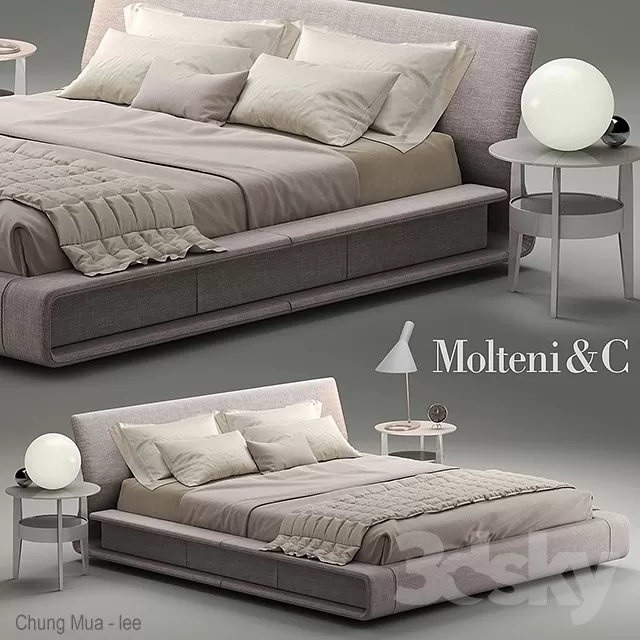 3DSKYFREE – BED 3DS MAX MODELS