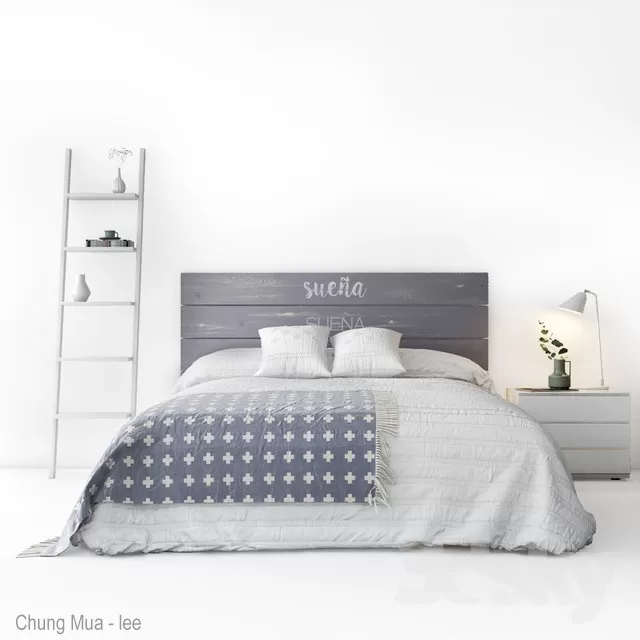 3DSKYFREE – BED 3DS MAX MODELS