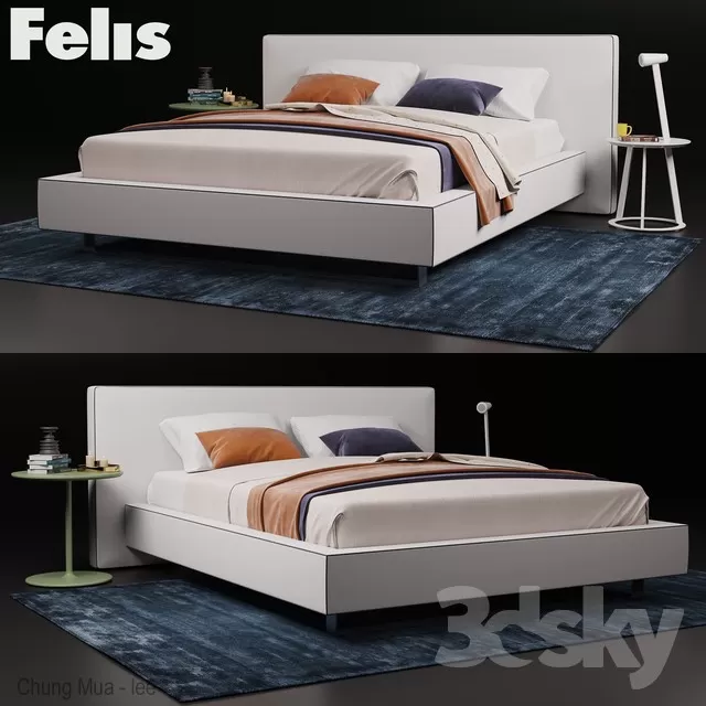 3DSKYFREE – BED 3DS MAX MODELS