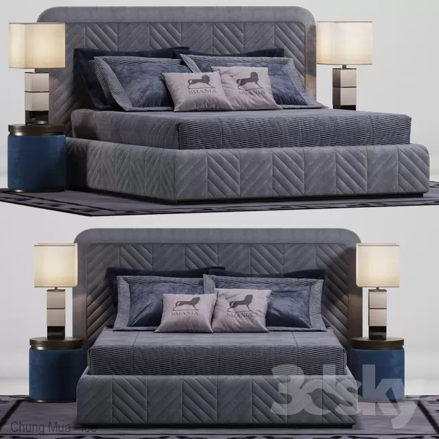 3DSKYFREE – BED 3DS MAX MODELS