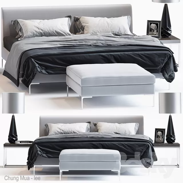 3DSKYFREE – BED 3DS MAX MODELS