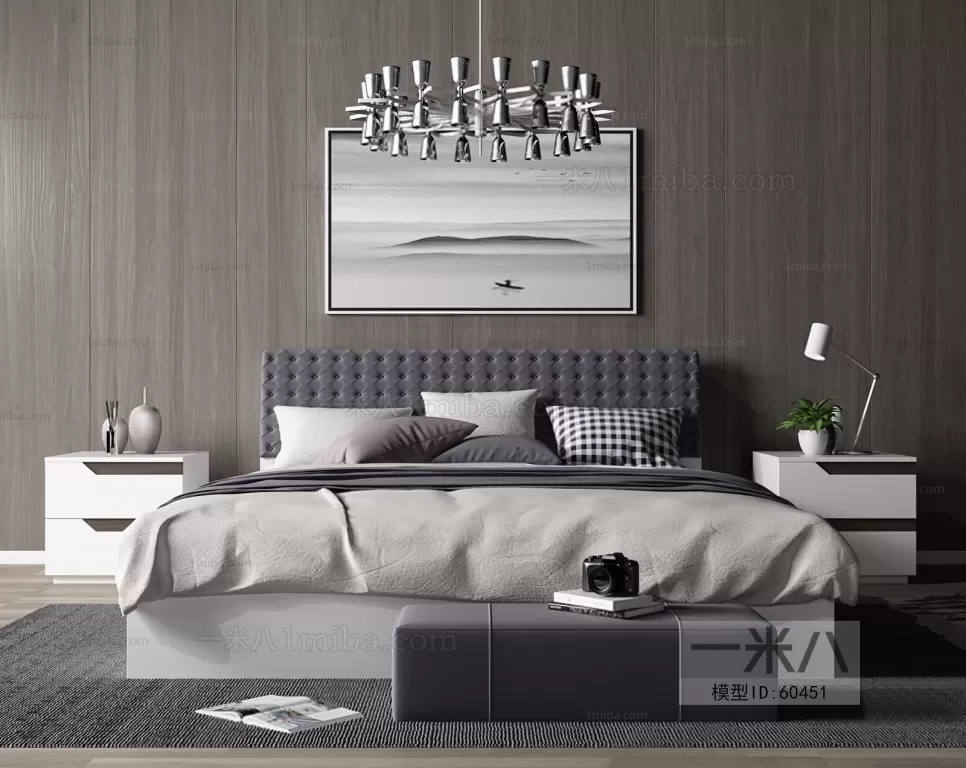 3DSKYFREE – BED 3DS MAX MODELS