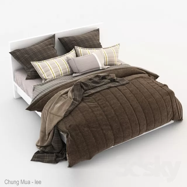 3DSKYFREE – BED 3DS MAX MODELS