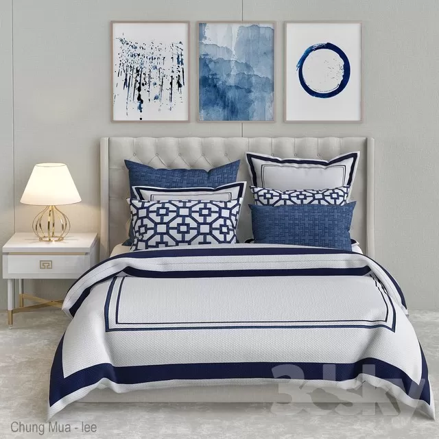 DECOR HELPER – BED 3D MODELS – 502