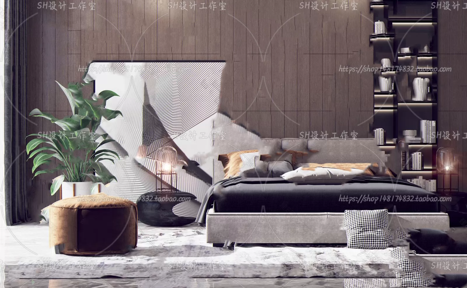 3DSKYFREE – BED 3DS MAX MODELS