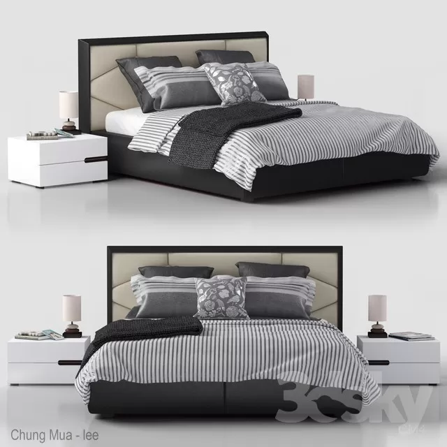 3DSKYFREE – BED 3DS MAX MODELS